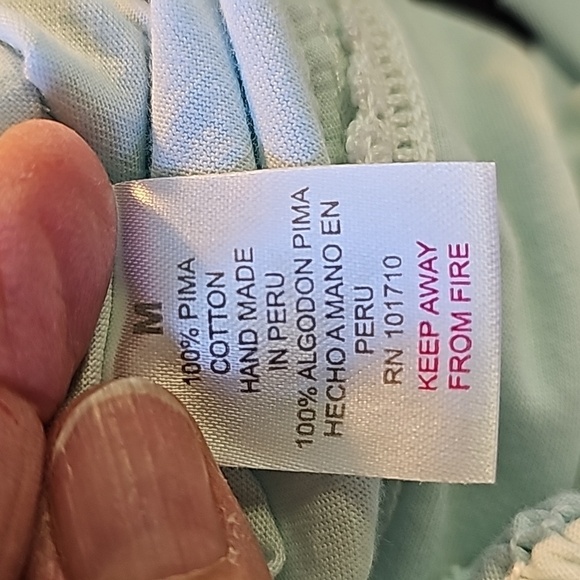 p.jamas maxi night gown‎ prima cotton size medium.  Enbroidery smocking. - Picture 12 of 12